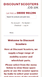 Mobile Screenshot of discountscooters.co.uk